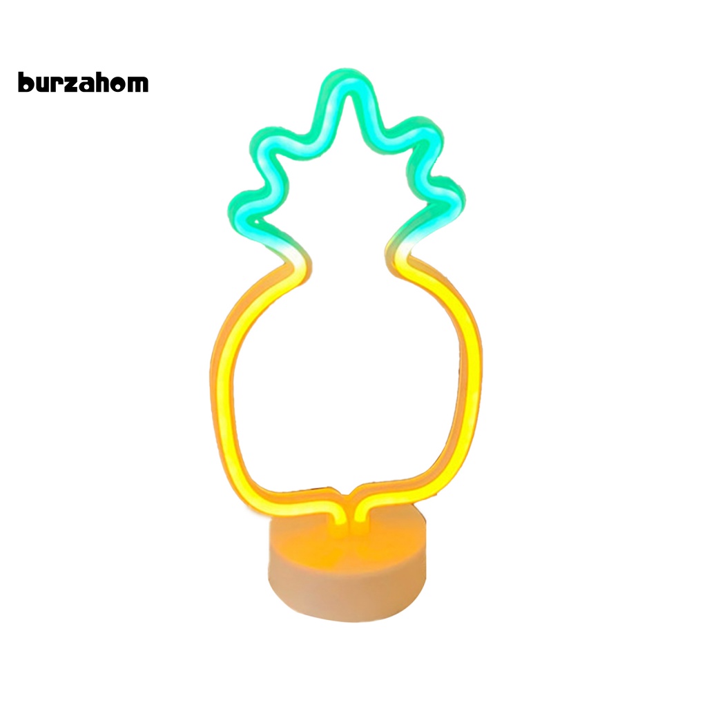 Đèn LED Neon Để Bàn Hình Quả Dứa / Cây Dừa Bảo Vệ Mắt Tiết Kiệm Năng Lượng Không Gây Dị Ứng