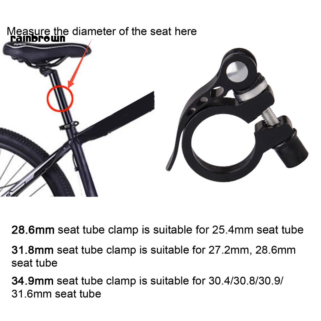 Kẹp Yên Xe Đạp Tháo Lắp Nhanh 28.6 / 31.8 / 34.9mm