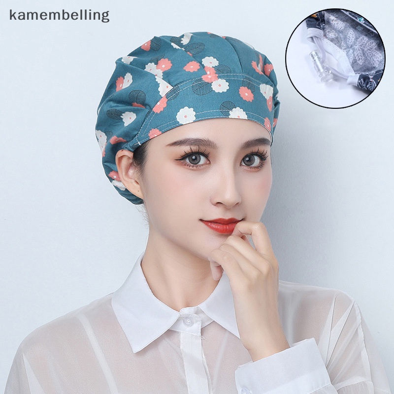 Kamembelling Mũ Đầu Bếp Co Giãn Thoáng Khí Chống Bụi Đáng Yêu