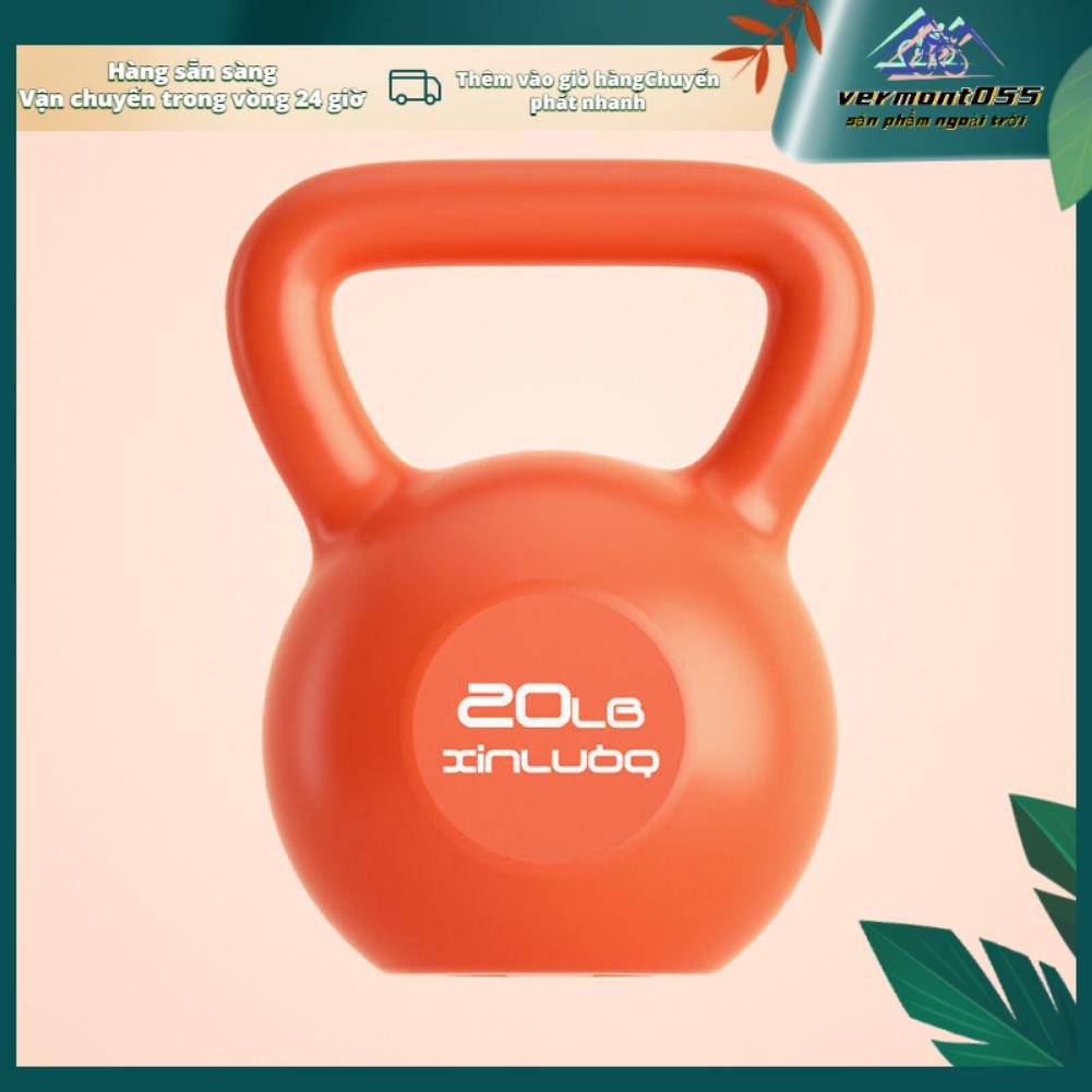 Vermont055 Kettlebell Trọng lượng Rèn luyện sức mạnh Tay cầm rộng với Bảo vệ lòng bàn tay cổ cho Nam giới Phụ nữ