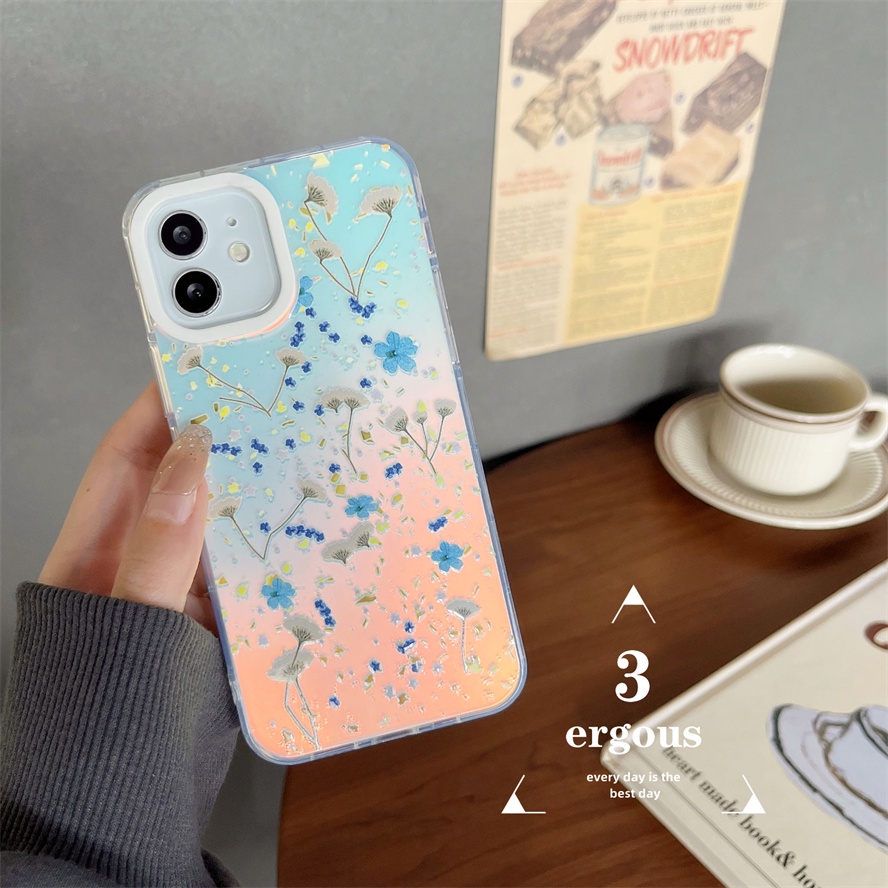 Ốp Điện Thoại Mềm Chống Sốc Màu Gradient Cho IPhone 14 13 12 11 Pro Max SE2020 X XR Xs Max 7 8 Plus
