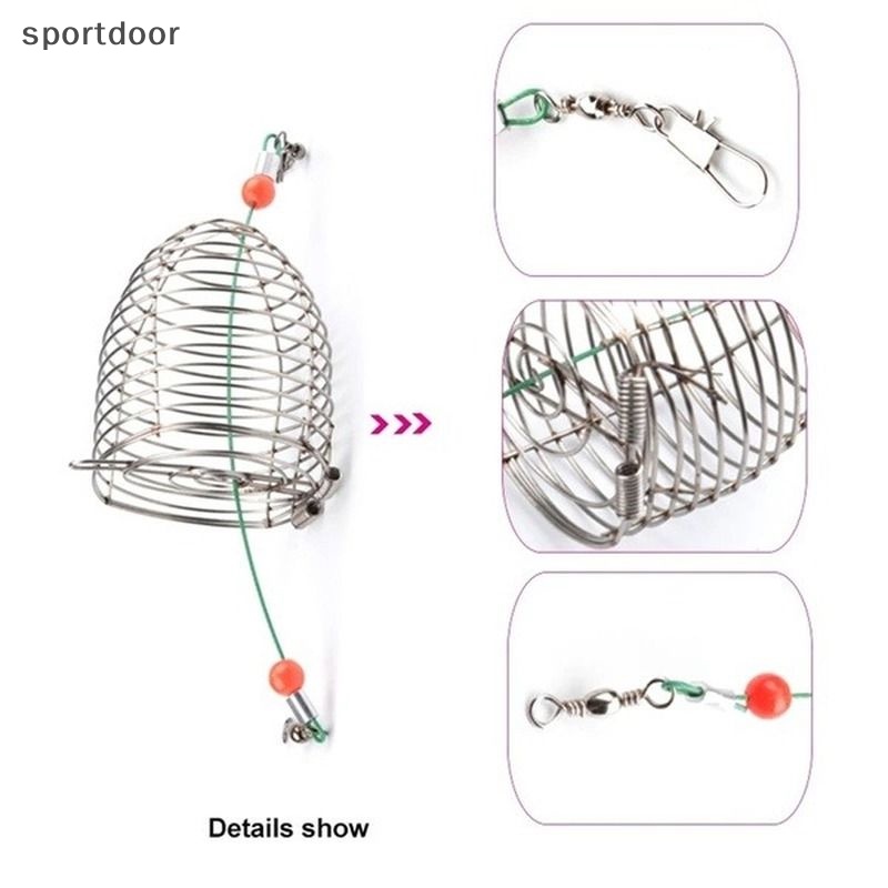 Lồng Bắt Cá Bằng Thép Không Gỉ Tiện Dụng Cho Hoạt Động Ngoài Trời