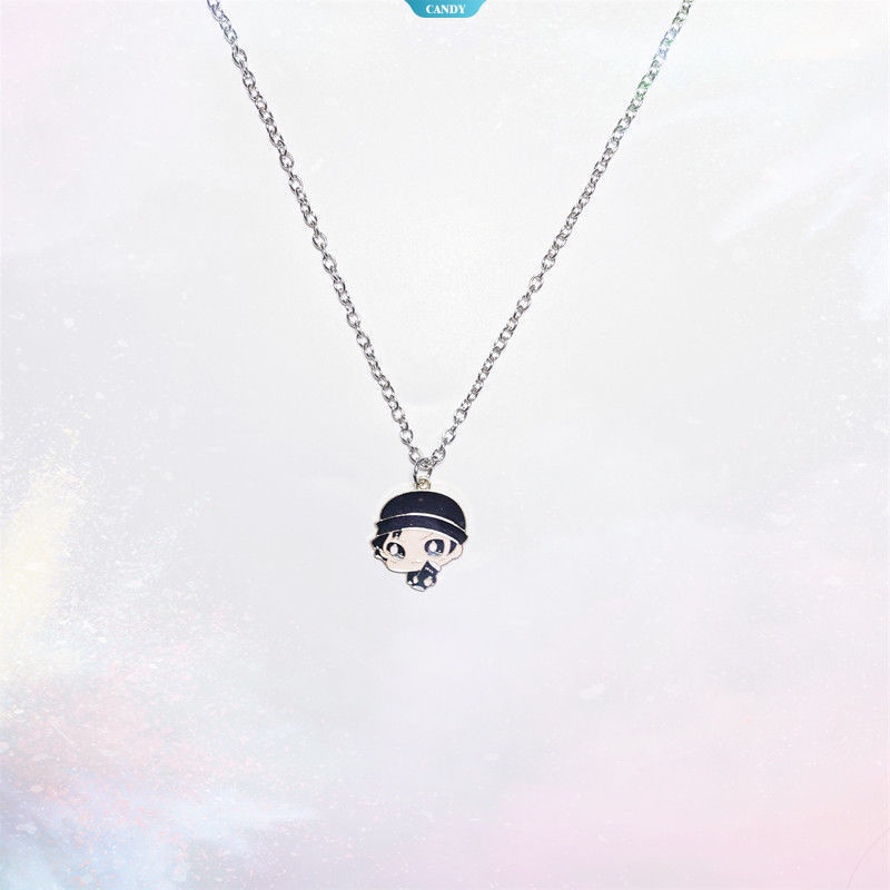 Vòng cổ Mặt Nhân Vật Thám Tử Conan Thời Trang Hip Hop Cho Cặp Đôi