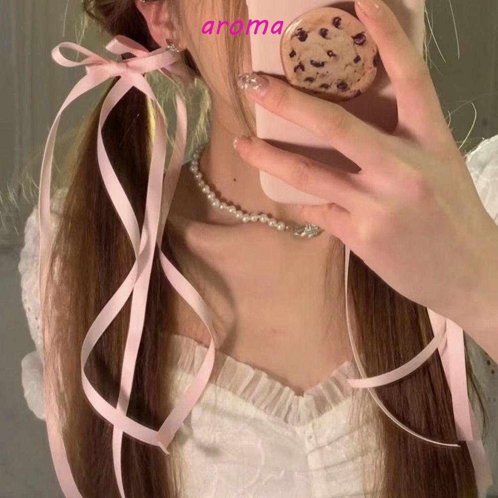 Kẹp Tóc Nơ Đôi Phong Cách Lolita Hàn Quốc Dễ Thương Cho Nữ