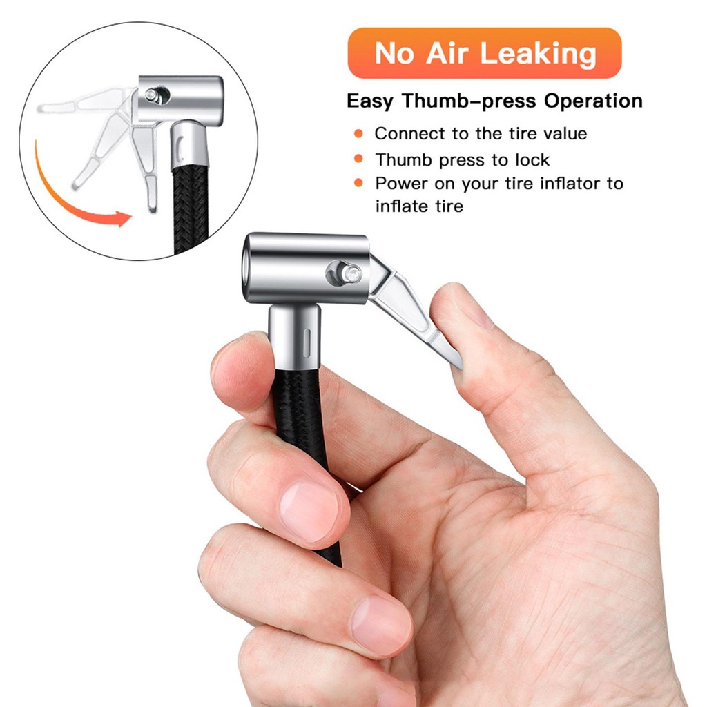 Ống Bơm Lốp Xe Hơi I8Q9 20 / 30cm Chuyên Dụng Chất Lượng Cao