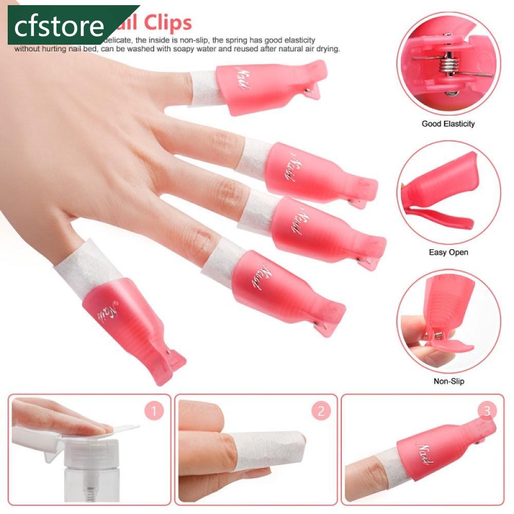 Kẹp Tẩy Sơn Móng Tay Bằng Polygel Hoặc Dip Không Xơ Vải H7M9