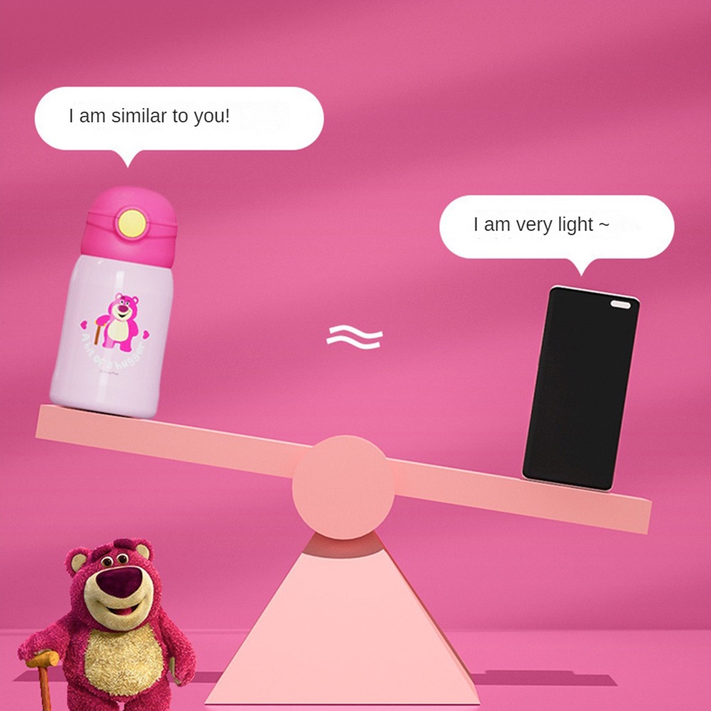 Bình Nước Giữ Nhiệt Bằng Thép Không Gỉ 316 Họa Tiết Hoạt Hình Disney Xinh Xắn