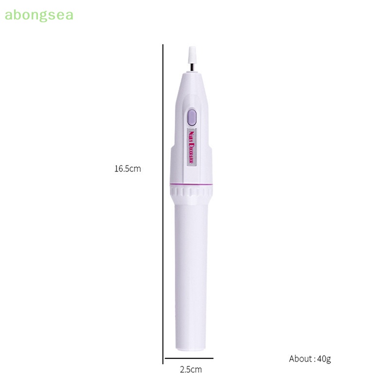 Bút Tẩy Da Chết Đánh Bóng Móng Tay Mini Di Động Tiện Dụng