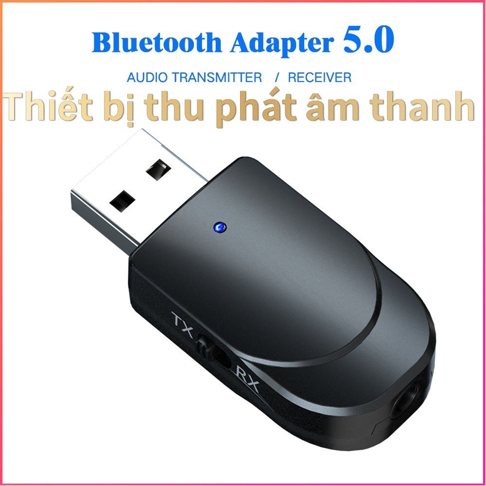 Thiết bị thu phát âm thanh Usb bluetooth 5.0 âm thanh đa chức năng jack 3.5mm cho loa, ô tô ,tai nghe bluetooth