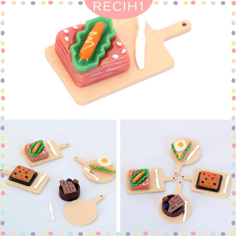 Bộ Đồ Chơi Mô Hình Bánh Mì Tỉ Lệ 1 / 12 Cho Nhà Búp Bê