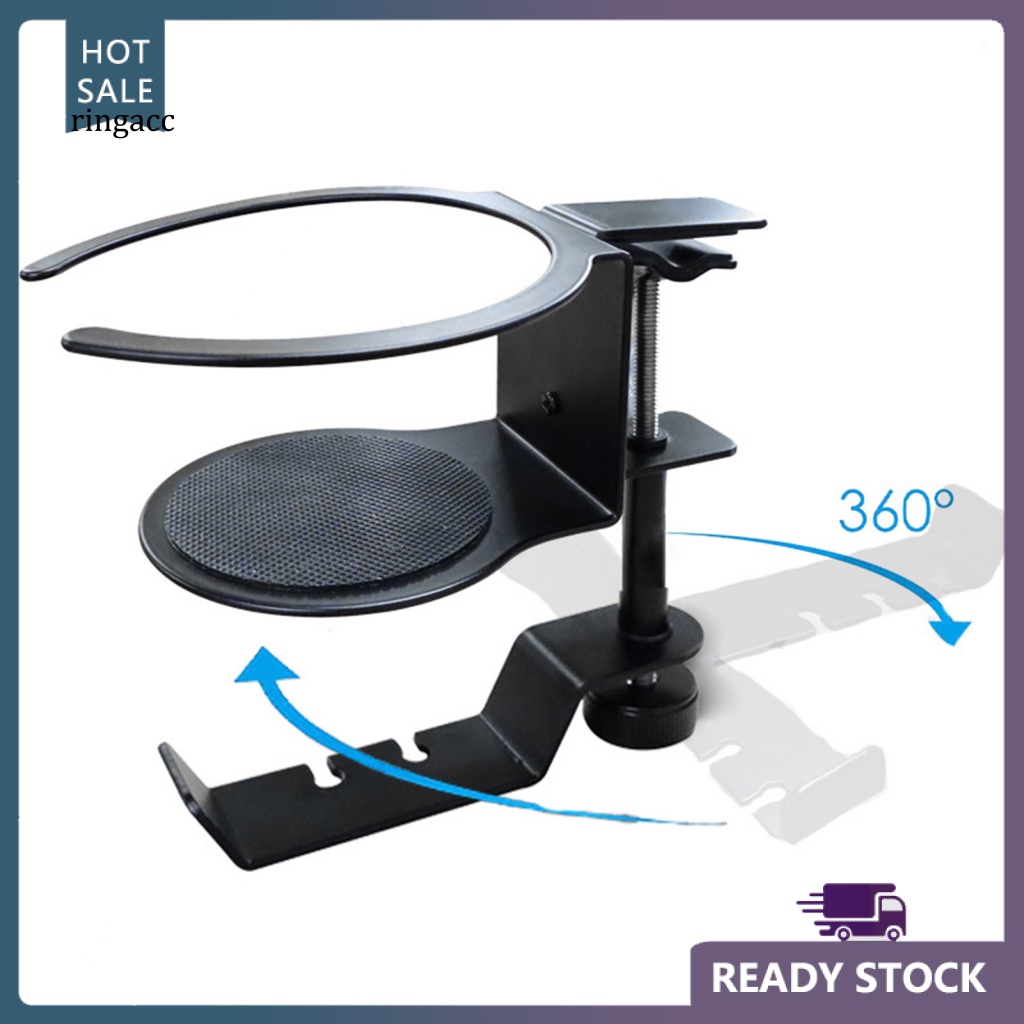 Móc Treo Tai Nghe Cốc Uống Nước Bằng Hợp Kim Nhôm Xoay Được 2 Trong 1 Đa Năng Dành Cho Gia Đình