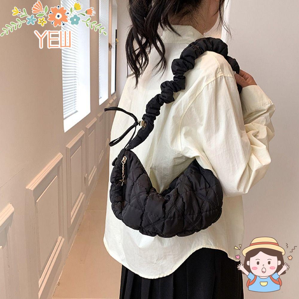 Túi Xách Đeo Vai Hình Đám Mây Dạng Gấp Cho Nữ