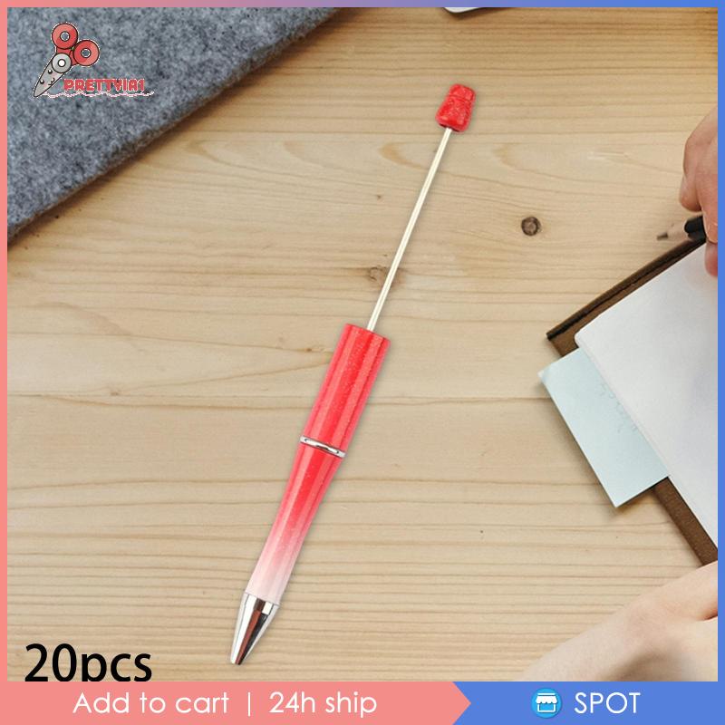 [Prettyia1] 20 Cây Bút Bi Lăn In Họa Tiết Có Thể Dùng Cho Trường Học Vẽ Tranh