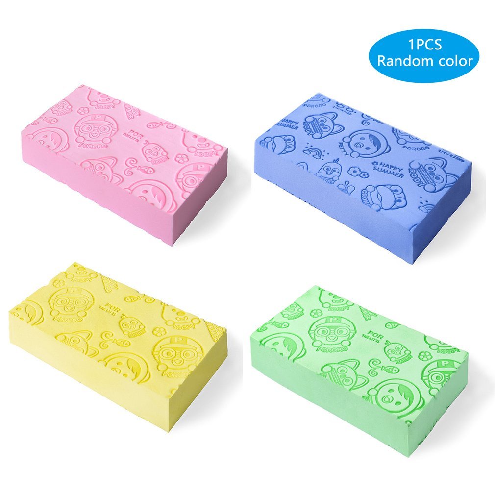 Children Magic Bath Sponge Exfoliating Dead Skin Removing Sponge Body Massage
