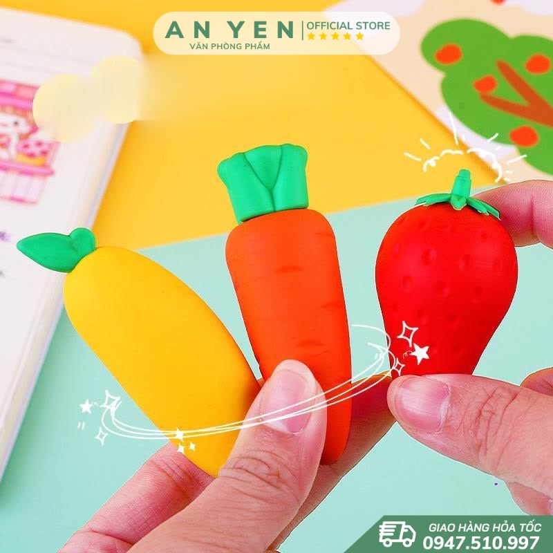 Gôm tẩy bút chì hình cà rốt