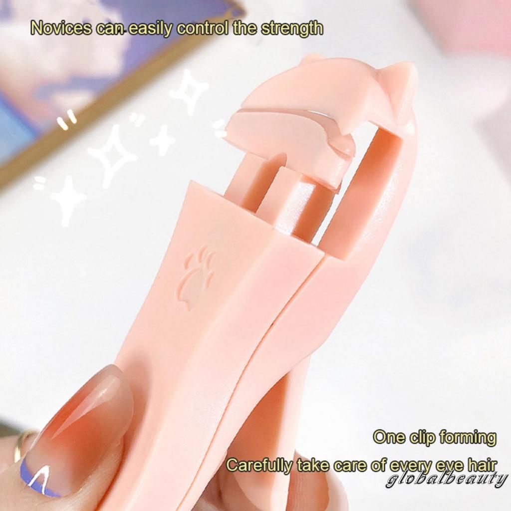 Dụng Cụ Uốn Cong Lông Mi Cầm Tay Với Độ Chính Xác Cao Thiết Kế Hình Chân Mèo Dễ Thương