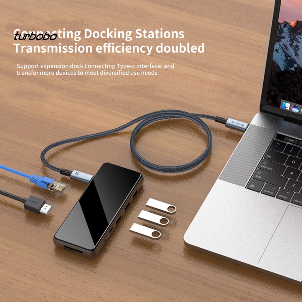 Cáp Dữ Liệu Type-C 40Gpbs Chống Rối Chuyên Dụng Cho Văn Phòng