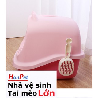 Nhà vệ sinh cho mèo siêu lớn (tai mèo)