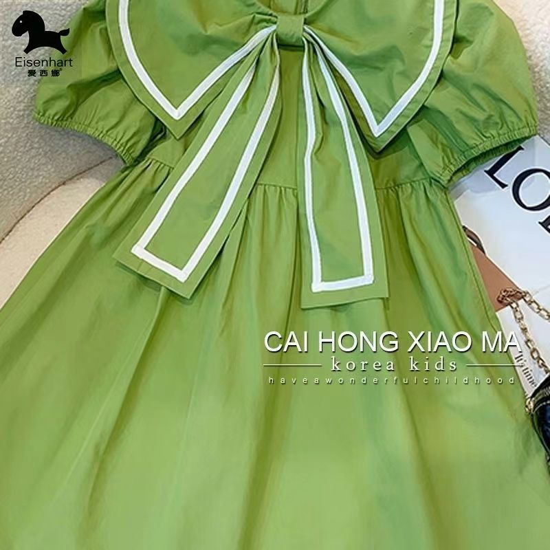 Đầm Công Chúa Mùa Hè Phong Cách Preppy Mẫu Mới 2023 Cho Bé Gái 5-6 - 7-8 - 9-10 - 12-13 - 14 Tuổi