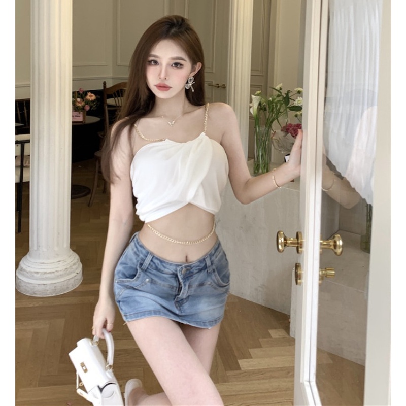 Áo Hai Dây Thiết Kế Quyến Rũ Thời Trang Mùa Hè Cho Nữ