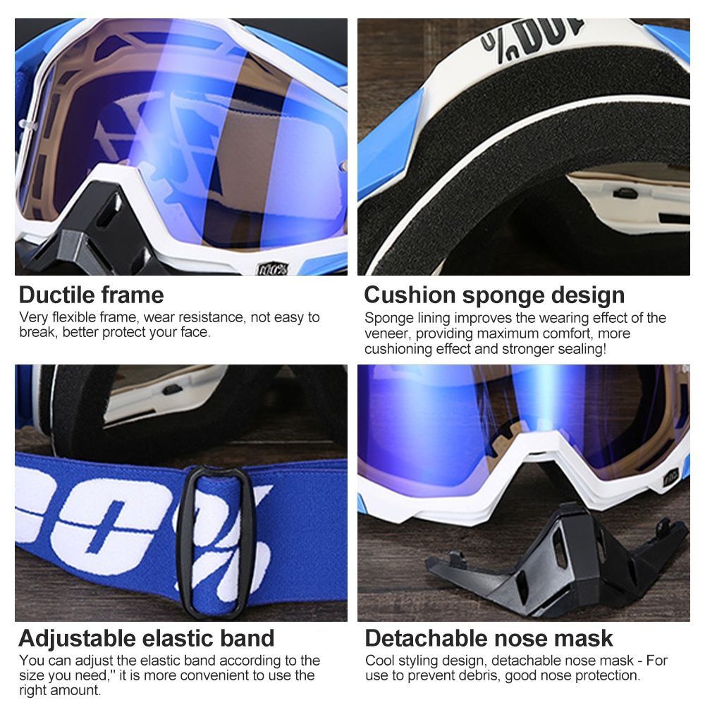 Kính Gắn Nón Bảo Hiểm Chuyên Dụng Cho Người Đi Xe Mô Tô