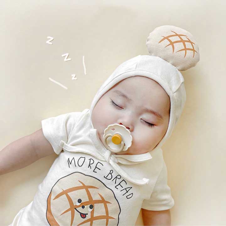 Áo Liền Quần In Hình Trái Dứa / Bánh Mì Phong Cách Hàn Quốc Thời Trang Mùa Hè Hàng Mới Dành Cho Bé