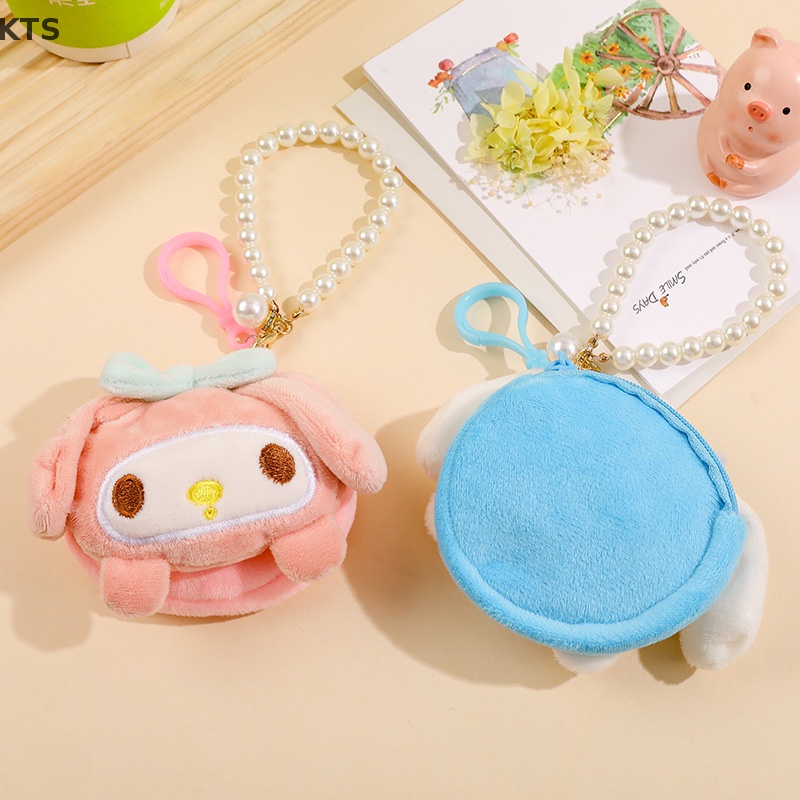 SANRIO 1 Móc Khóa Hình Thú Nhồi Bông Kuromi My Melody Dễ Thương