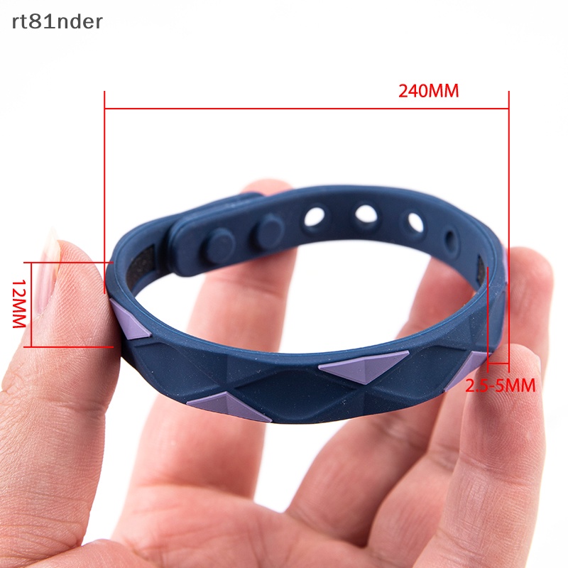 Rt Vòng Tay Thể Thao Bằng Silicone Chống Tĩnh Điện Ion Âm Cân Bằng Năng Lượng Cho Cặp