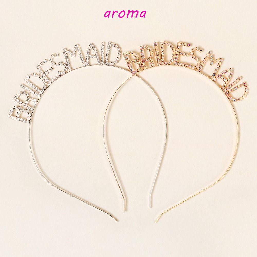 Băng Đô Cài Tóc Phù Dâu / Trang Trí Tiệc Cưới / Sinh Nhật Dành Cho Nữ AROMA|Băng Đô Một Đầu Cho Tiệc Tùng