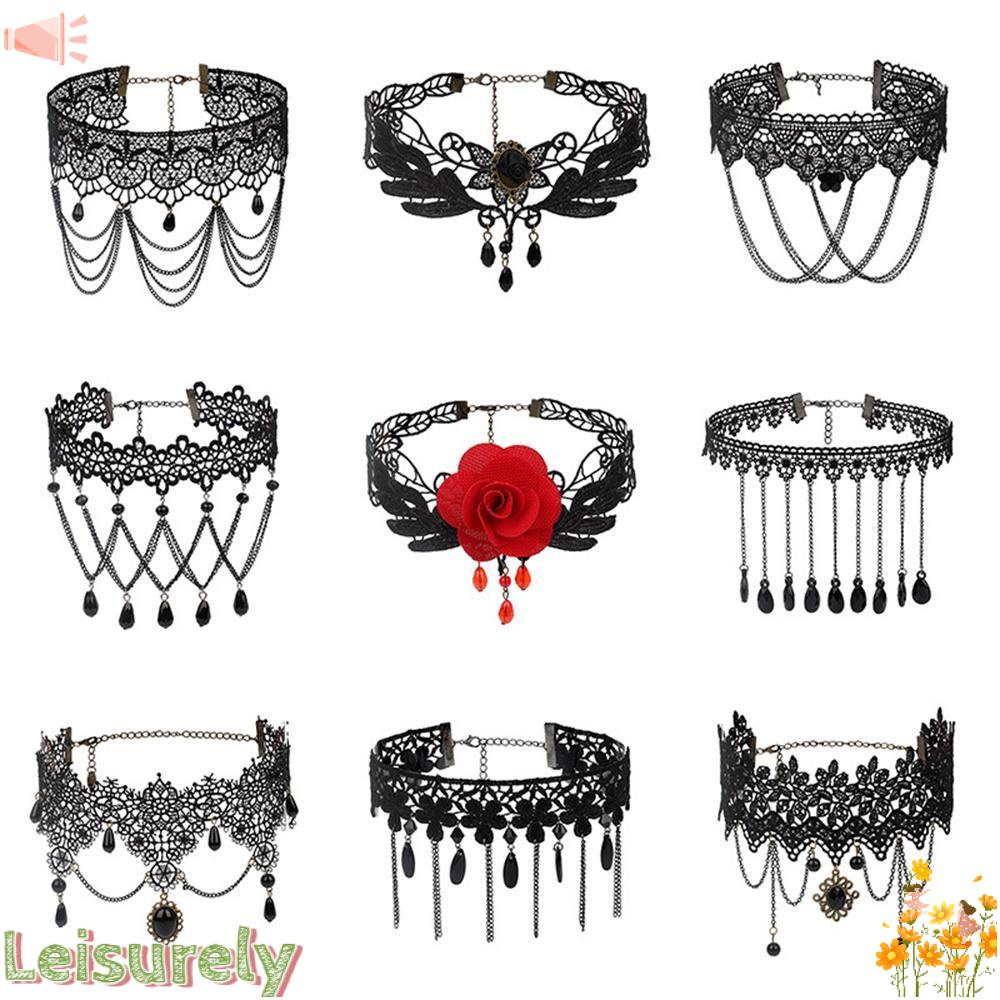 Vòng Cổ Choker Phong Cách Gothic Quyến Rũ