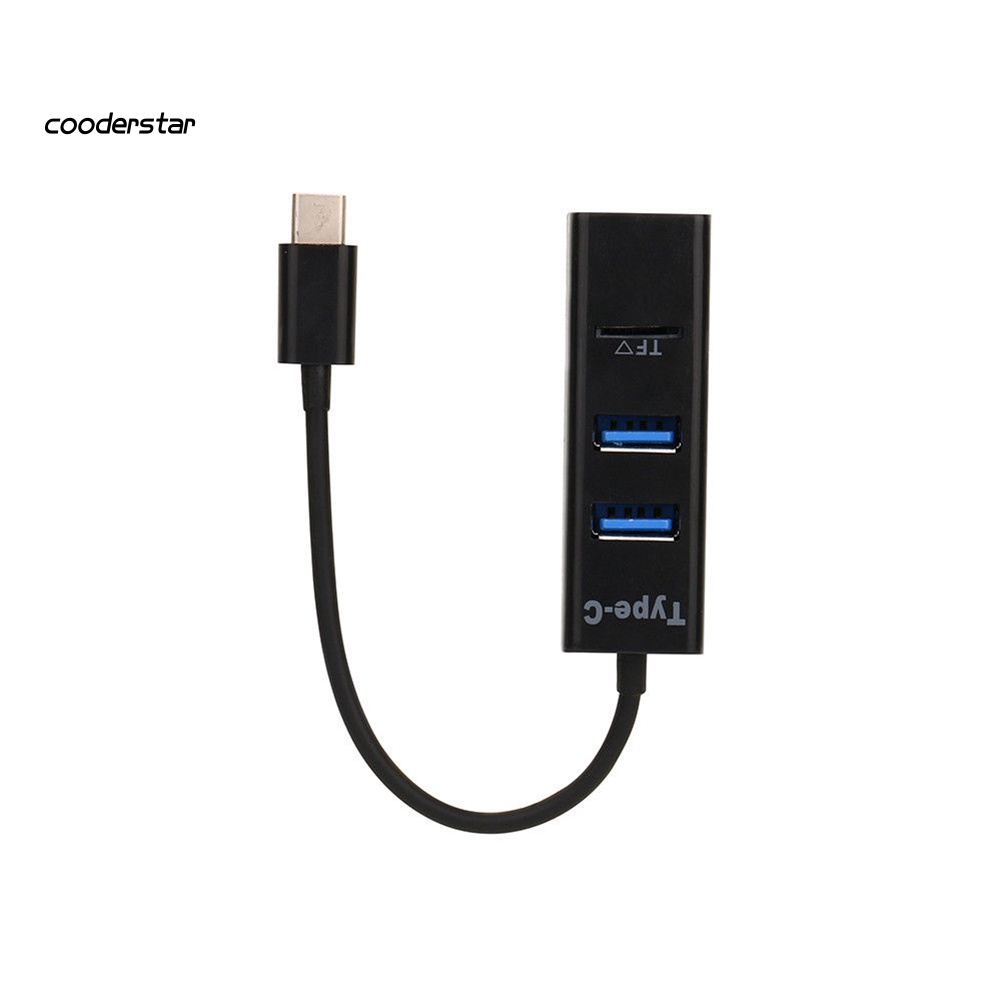 Bộ Chia 3 Cổng USB 2.0 Kèm Đầu Đọc Thẻ TF Cho PC Laptop