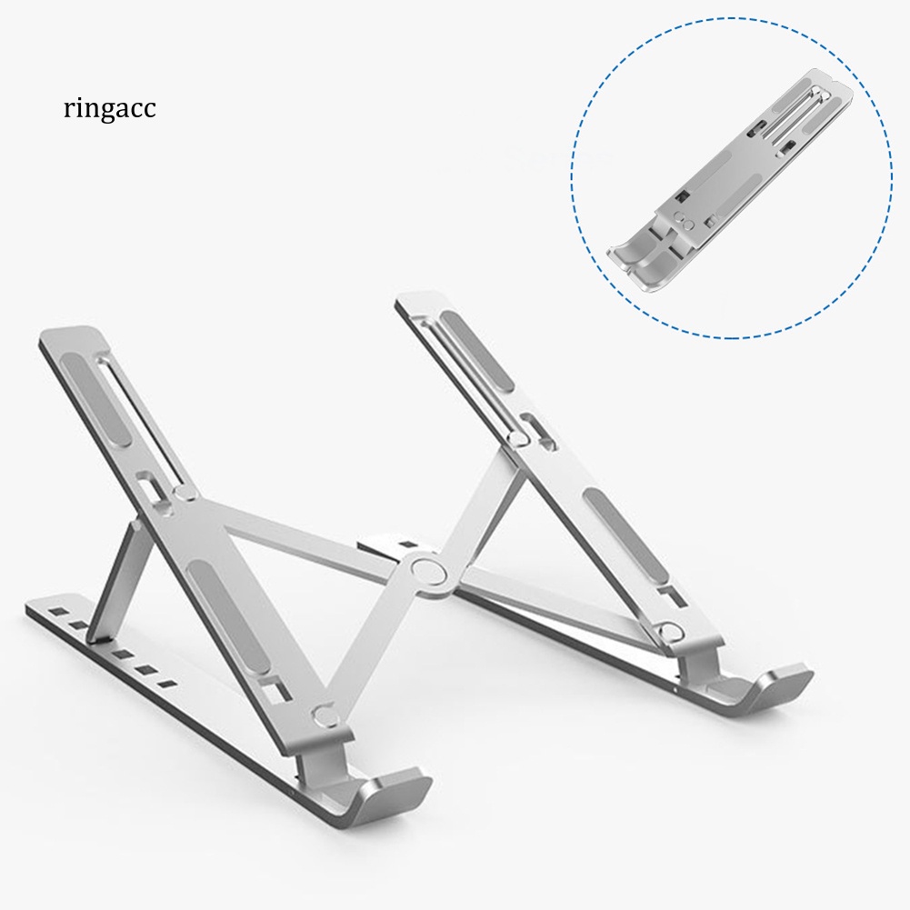 Giá Đỡ Laptop Bằng Hợp Kim Nhôm Chống Trượt Có Thể Gấp Gọn Tiện Dụng
