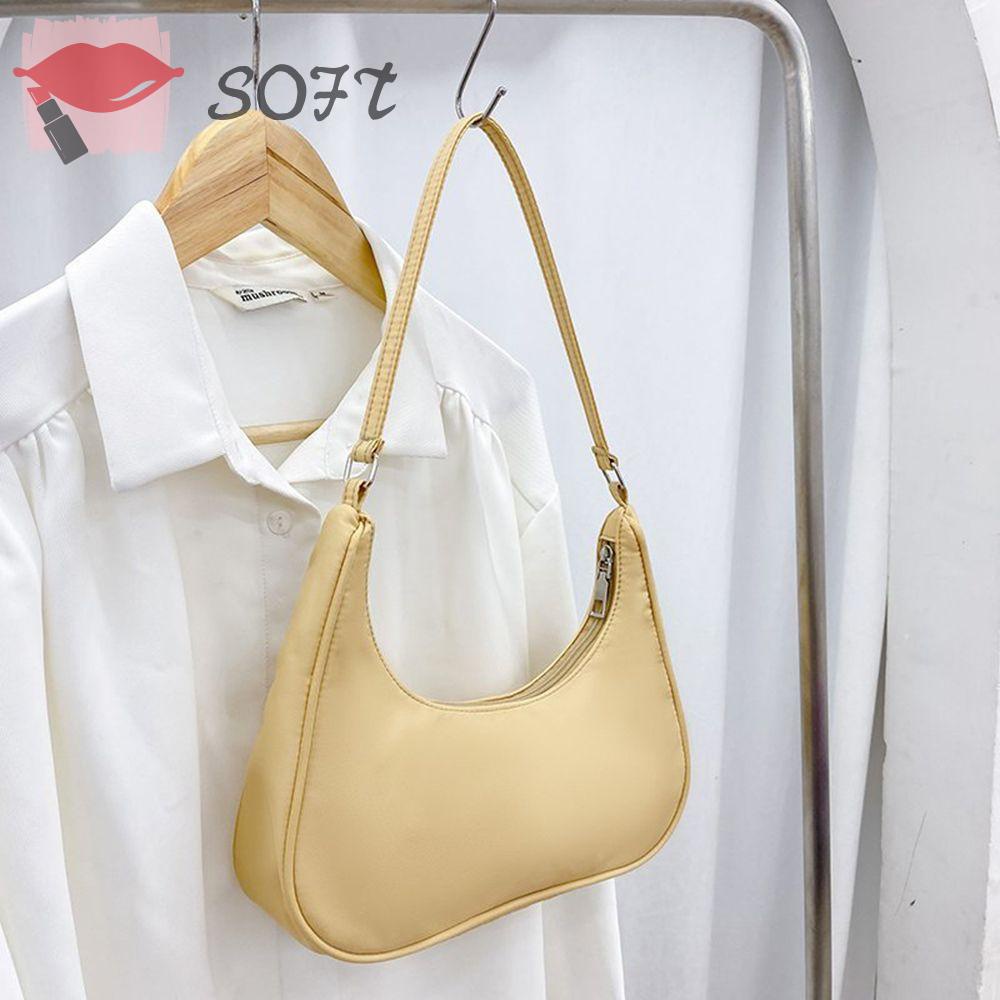 Túi Đeo Vai Đựng Mỹ Phẩm SOFTNESS Chất Liệu Nylon Thời Trang Cho Nữ