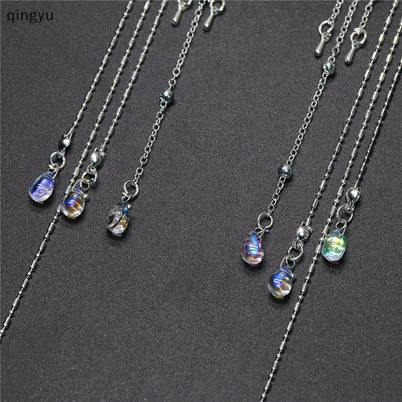 Băng Đô Cài Tóc Đính Đá Hình Giọt Nước Lấp Lánh Phong Cách Trung Hoa Cổ Điển