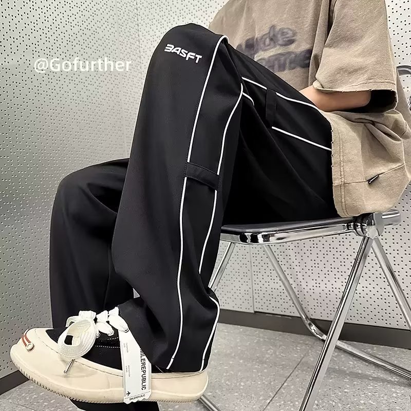 Quần Dài Ống Rộng Phong Cách Đường Phố Thời Trang Mùa Hè Cho Nam