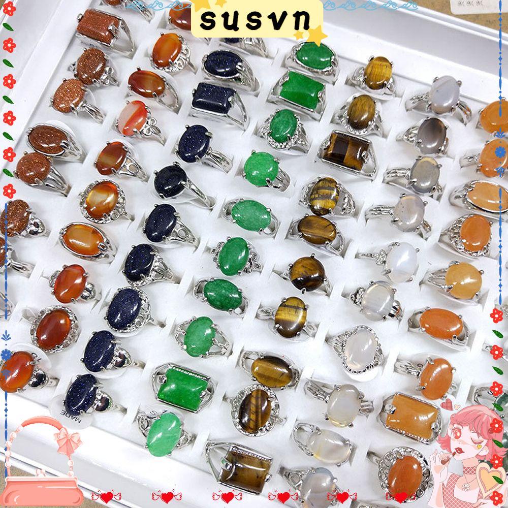 Nhẫn đeo ngón đính đá thời trang Bohemia sành điệu cho nữ