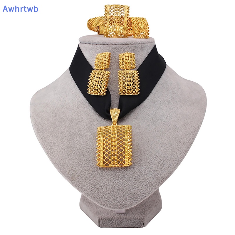 Bộ Trang Sức Màu Vàng Đồng Phong Cách Châu Phi Thời Trang Dành Cho Nữ Mới