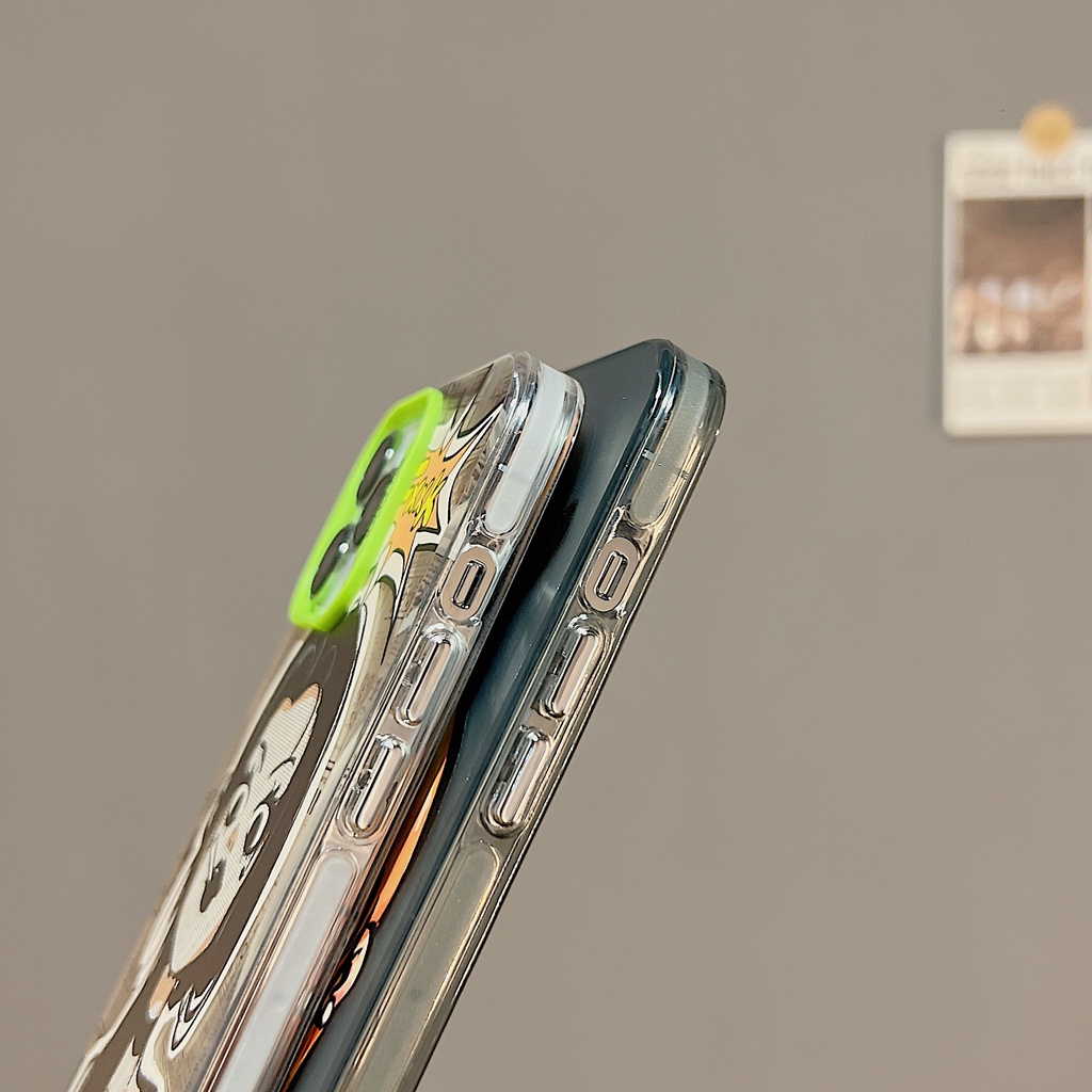 Ốp Điện Thoại TPU Dẻo Trong Suốt Họa Tiết Hoạt Hình Cô Gái Độc Đáo Cho iPhone 11 13 12 14 Pro Max