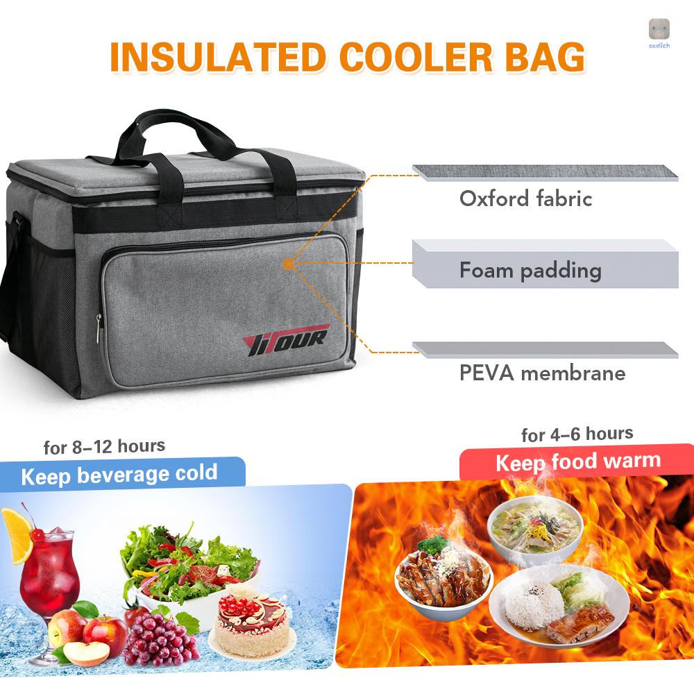 Túi Đựng Hộp Cơm Trưa Cách Nhiệt Chống Rò Rỉ Tiện Dụng Mang Theo Du Lịch Dã Ngoại