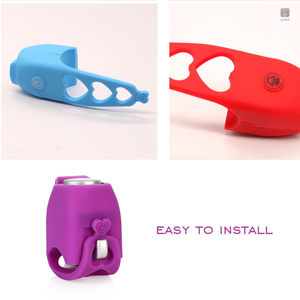 Chuông Xe Đạp Leo Núi Bằng Silica Gel Vỏ Sò Siêu Lớn Chất Lượng Cao