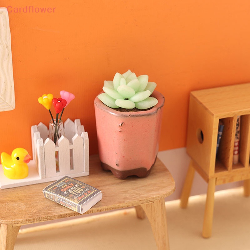 Mô Hình Chậu Cây Mọng Nước Trang Trí Nhà Búp Bê 1: 6 Mới