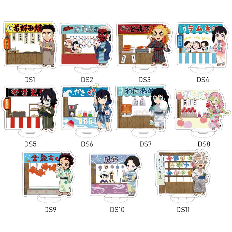 Mô Hình Nhân Vật Anime Demon Slayer Kimetsu No Yaiba Cao 10cm