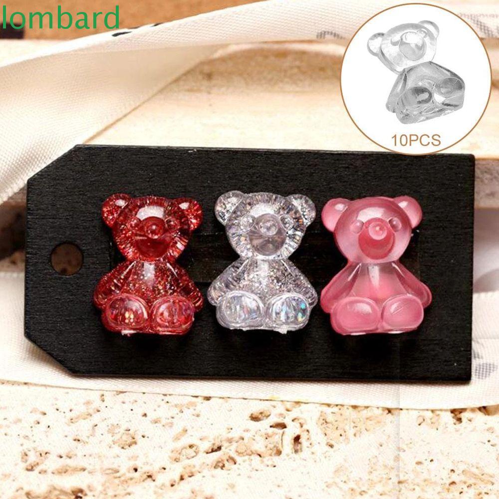 Thẻ Màu Vẽ Móng Tay Trong Suốt Bền Bỉ Hình Gấu Dễ Thương