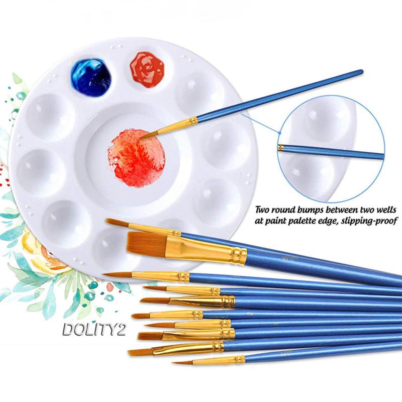 Set 2 / 25 Cọ Vẽ Tranh Sơn Dầu / Màu Nước Bằng Acrylic Tiện Dụng