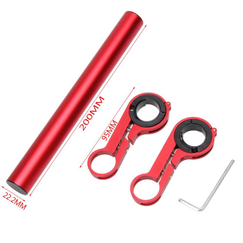 Khung Gắn Đèn Pha Xe Đạp Bằng Hợp Kim Nhôm 10 / 20 / 30cm