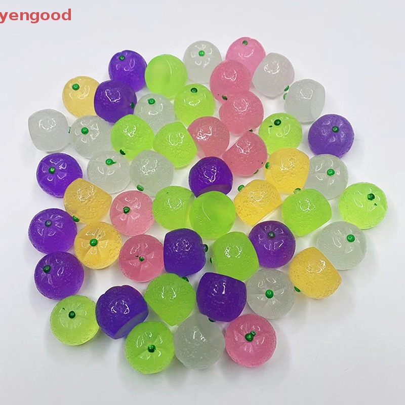 Set 5 Quả Cam Mini Bằng Nhựa Phát Quang Dùng Để Trang Trí