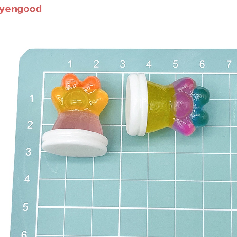 1 Đồ trang trí Móng Vuốt Mèo Mini Bằng Nhựa Resin Màu Sắc Ngẫu Nhiên Dùng Trang Trí DIY