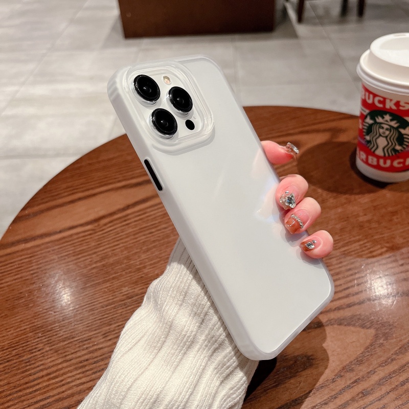 Ốp Điện Thoại Nhựa Cứng Trong Suốt Chống Sốc Bảo Vệ Camera Cho iPhone 14 Pro Max 14 Plus 13 12 11 Pro Max