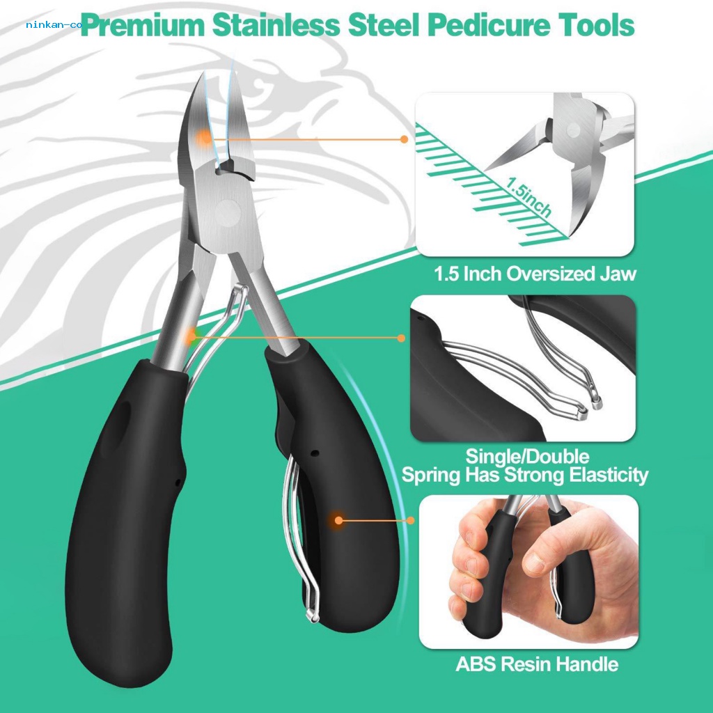 Bộ 6 Dụng Cụ Cắt Móng Chân Bằng Thép Không Gỉ Dày Dặn Tiết Kiệm Sức Lao Động Cho Người Lớn