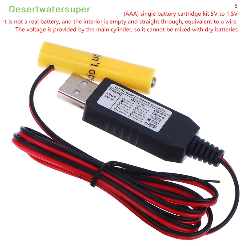 1 Chiếc Dây Cáp Nguồn AA / AAA Thay Thế 1-3 Chiếc 1.5V